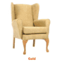 Fireside Chair Gold