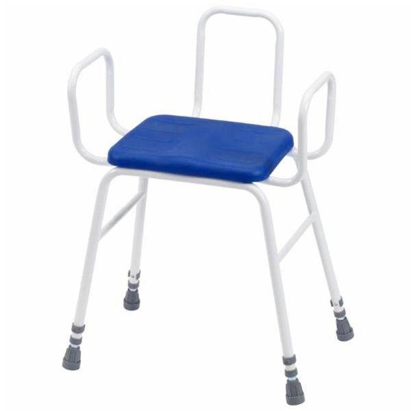 Lux Perching Stool With Arms & Back