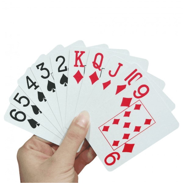 Large Numbers Playing Cards