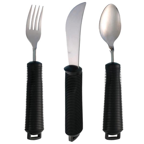 Wide Grip Bendable Cutlery Set