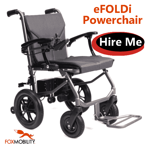 EFOLDi Folding Powerchair Hire
