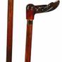 Amber fischer handle on wooden cane