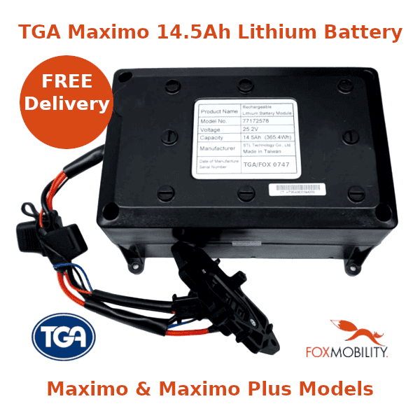 TGA Maximo 14.5Ah (13.4Ah) Lithium Battery