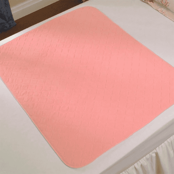Washable bed pad without tucks