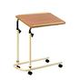 Over bed chair table with castors b