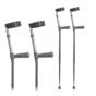 Double adjust crutches
