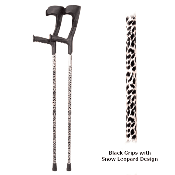 Crutches snow leopard