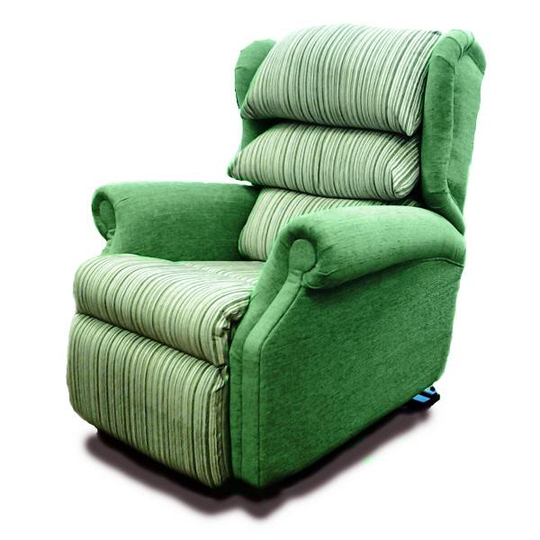 Riser recliner showroom green