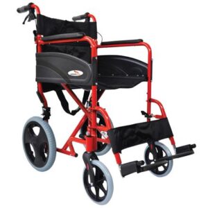 Attendant Operated Wheelchair Hire - red and black