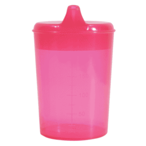 Cup with 2 Lids - pink