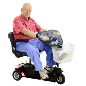 mobility scooter hand cover designed to keep handle dry