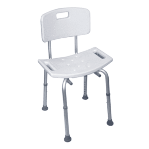 Deluxe Bath & Shower Stool With Back