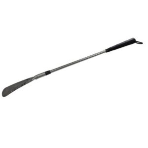 Deluxe Chrome Shoehorn to make putting shoes on easier
