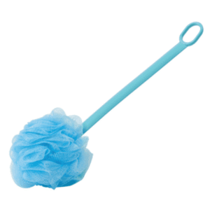 Long Handled Net Sponge - blue