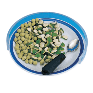 Plate Guard (Clear) to prevent food falling from plate and allow user to scoop food