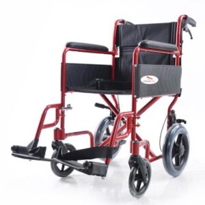 Urban Fox Liteway wheelchair - black and red