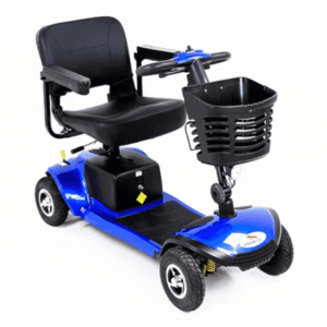 Urban Fox Marlin - blue frame with black chair and basket. Aircraft grade with aluminium frame